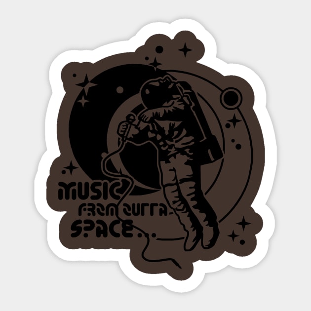 Music from outta Space Sticker by CheesyB